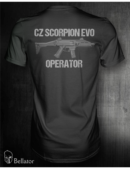 Tričko CZ Škorpion Evo Operator černá