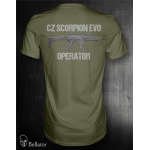 Tričko CZ Škorpion Evo Operator olivová XL