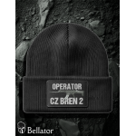 Pletená čepice CZ-806-Bren-2-Operator černá