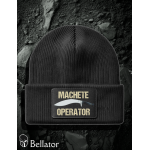 Pletená čepice Machete Operator černá