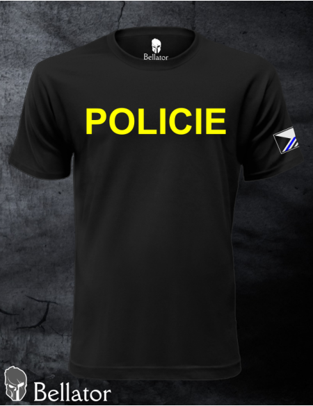 Tričko Policie 01 černá