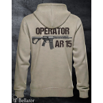 Mikina Operator DD AR 15 světle šedá 3XL