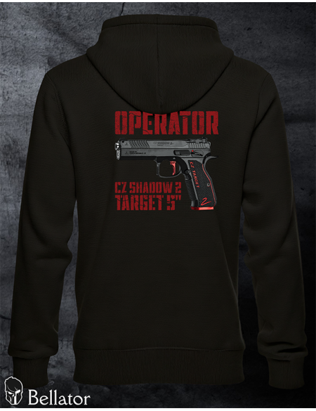 Mikina Operator CZ SHADOW 02 TARGET 5 černá