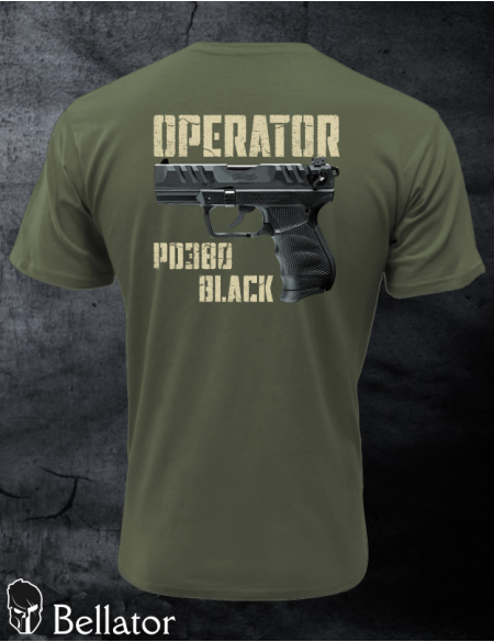 Tričko Operator Walther PD380 Black