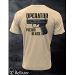 Tričko Operator Walther PD380 Black pouštní M