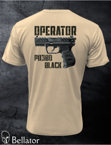 Tričko Operator Walther PD380 Black