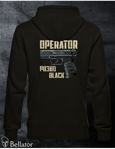 Mikina Operator Walther PD380 Black černá