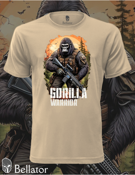 Tričko Bellator Gorilla Army pouštní