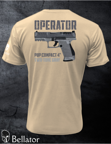 Tričko Operator Walther PDP Compact 4 Two-Tone Gray