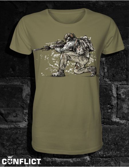 Tričko Tactical Sniper XL khaki