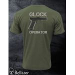 Tričko Glock operátor XL Olivová