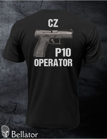 Tričko CZ P10 operator S černá