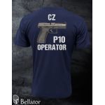 Tričko CZ P10 operator M tmavě modrá