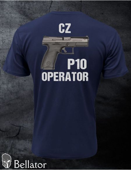 Tričko CZ P10 operator M tmavě modrá