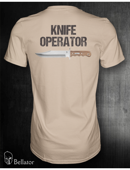 Tričko Knife Operator L pouštní