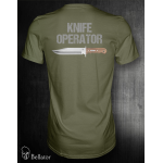 Tričko Knife Operator XXL Olivová