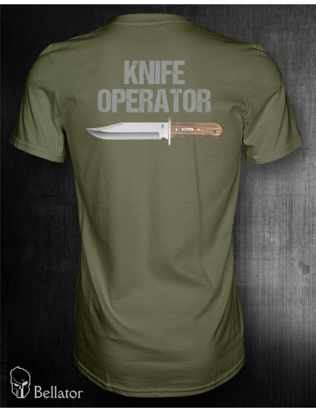 Tričko Knife Operator XXL Olivová