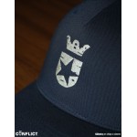 Flexfit Kšiltovka s Conflict logem 5panel - Navy L/XL